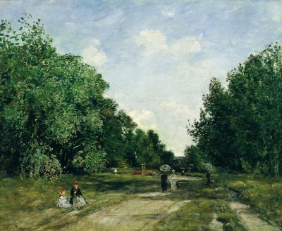 Parc Cordier en Trouville de Eugene Louis Boudin